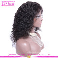 Top Beauty Stock Jerry Curly Unprocessed Brazilian Real Hair Wigs For Black Men